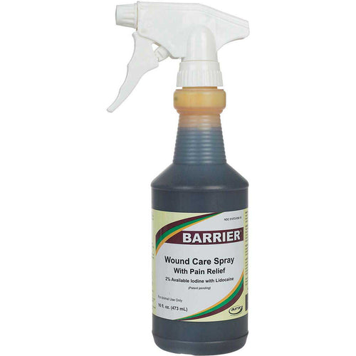 BARRIER® WOUND CARE Topical spray with lodocaine