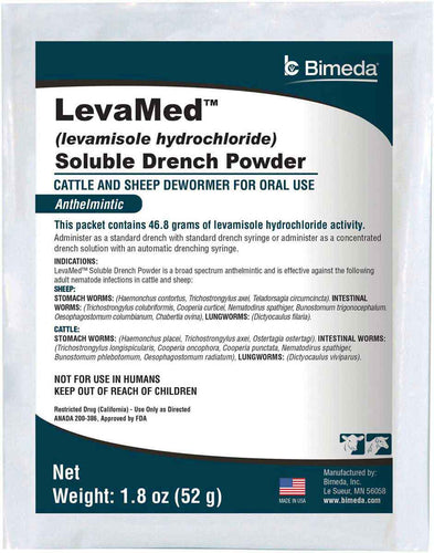 LevaMed Levamisole Soluble Drench Powder Dewormer