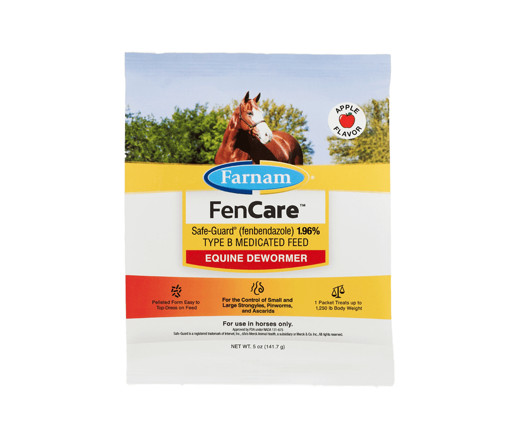 FenCare Safe-Guard (fenbendazole) 1.96% TYPE B Medicated Feed for Equine