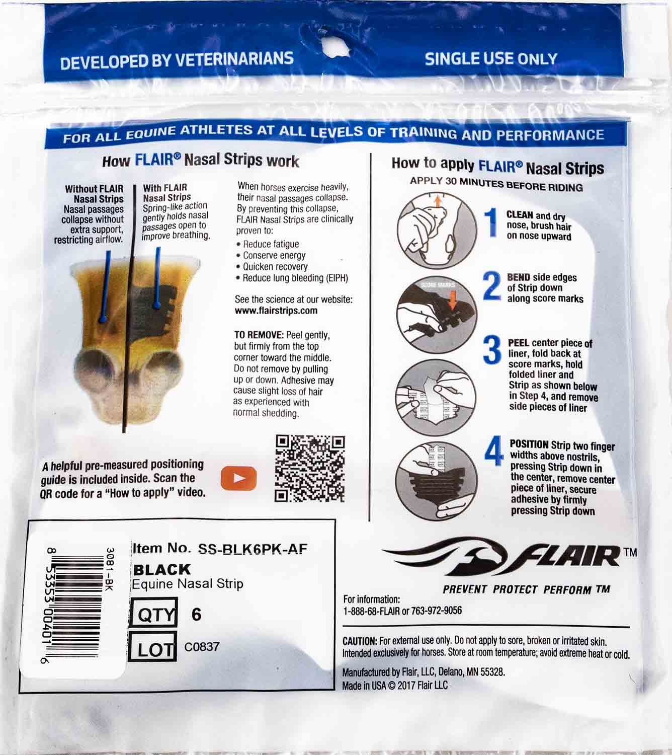 Load image into Gallery viewer, Flair Equine Nasal Strips