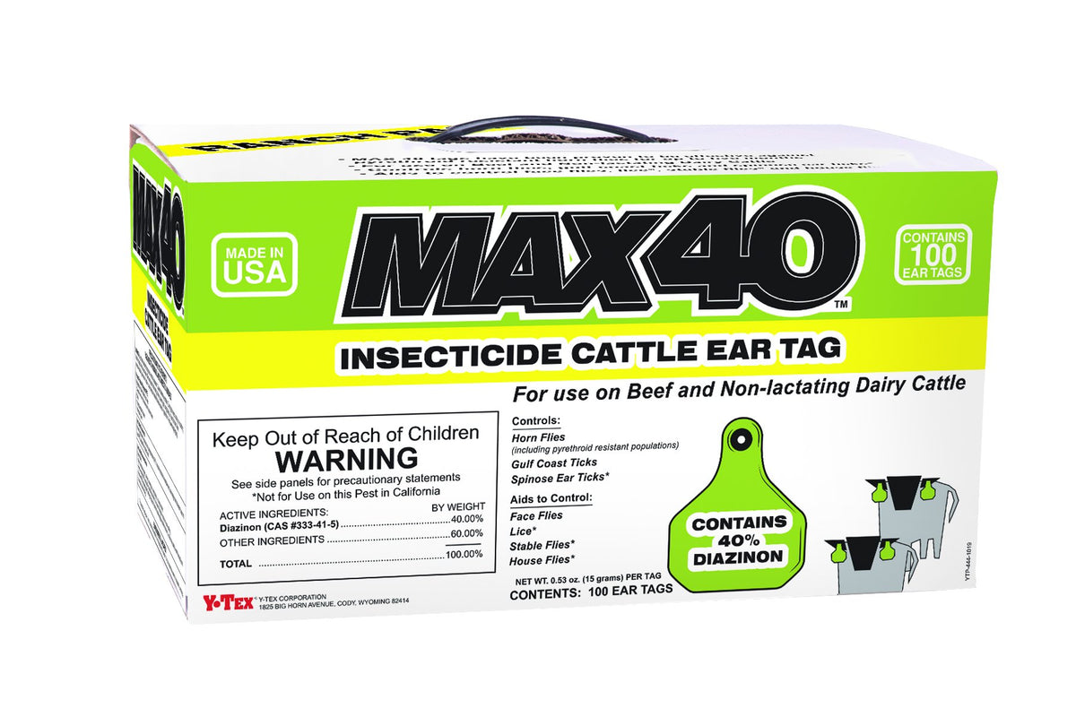 OPTIMIZER INSECTICIDE CATTLE EAR TAGS –