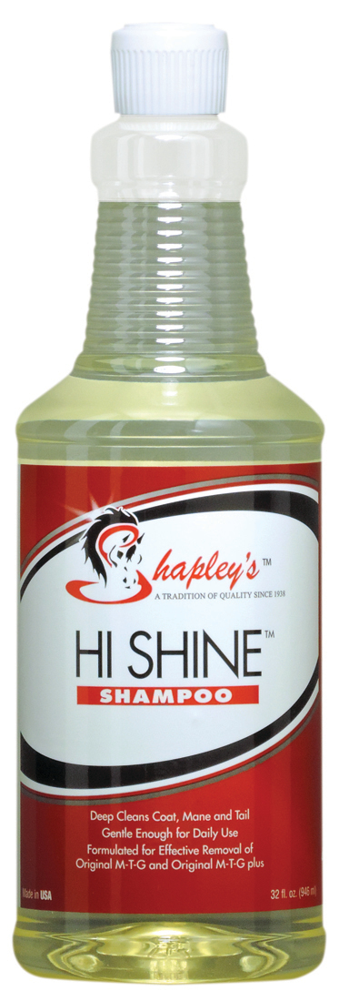 Shapley's Hi Shine Shampoo - Deep Cleans Horse Equine Coats, Manes, & Tails - (32 oz) - Animal Health Express