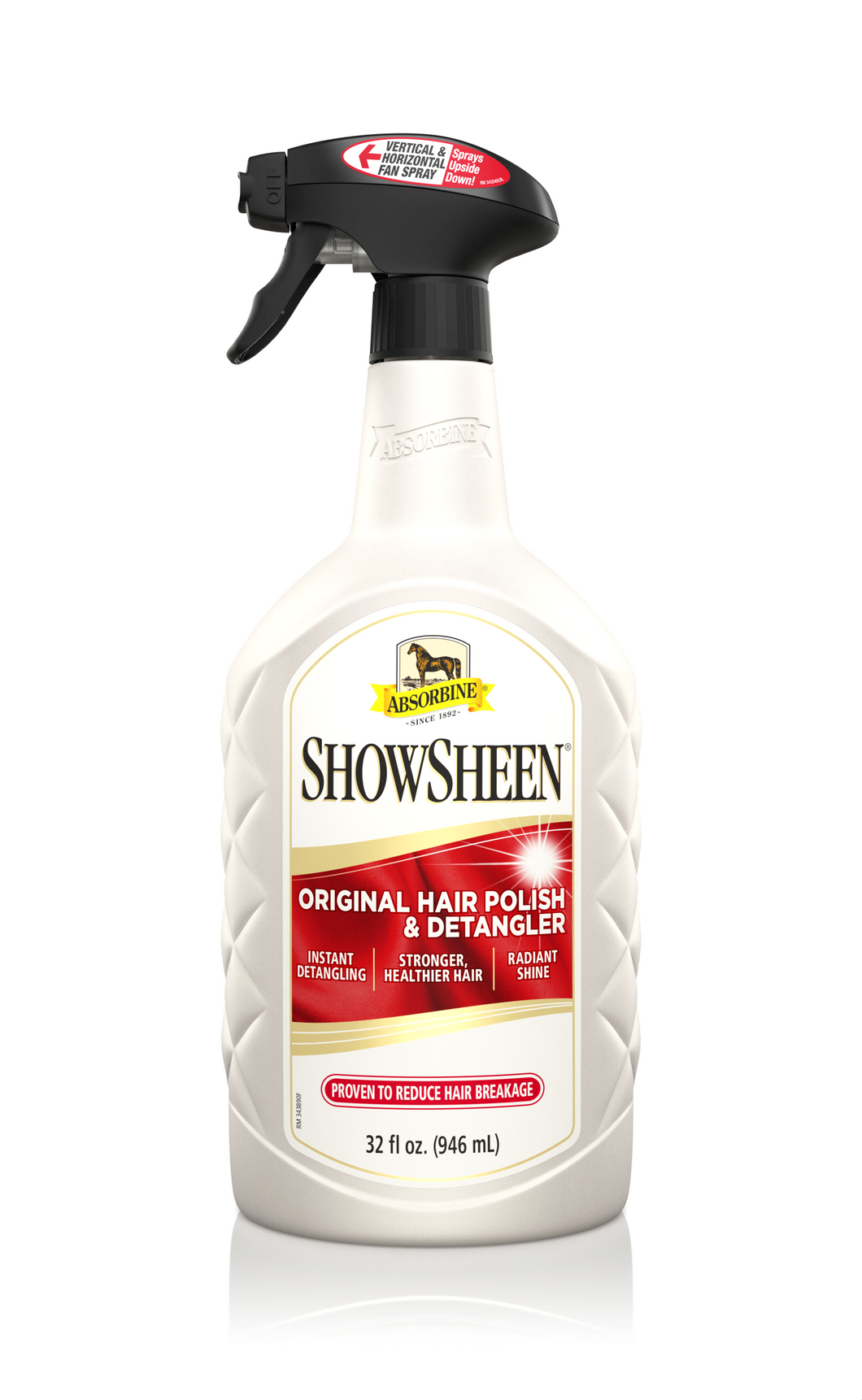 Absorbine ShowSheen - Horse Shampoo, Conditioner and Detangler - (Quart/Gal) - Animal Health Express