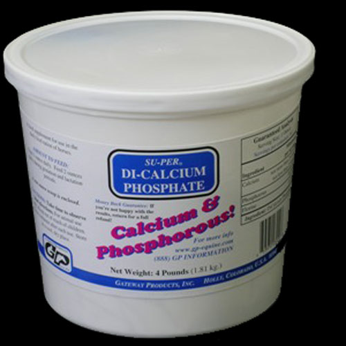 SU-PER Dicalcium Phosphate for Horses/Equine (4 lb tub) - Animal Health Express