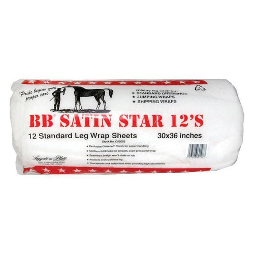 BB Satin Star Leg Wrap Sheets - Animal Health Express