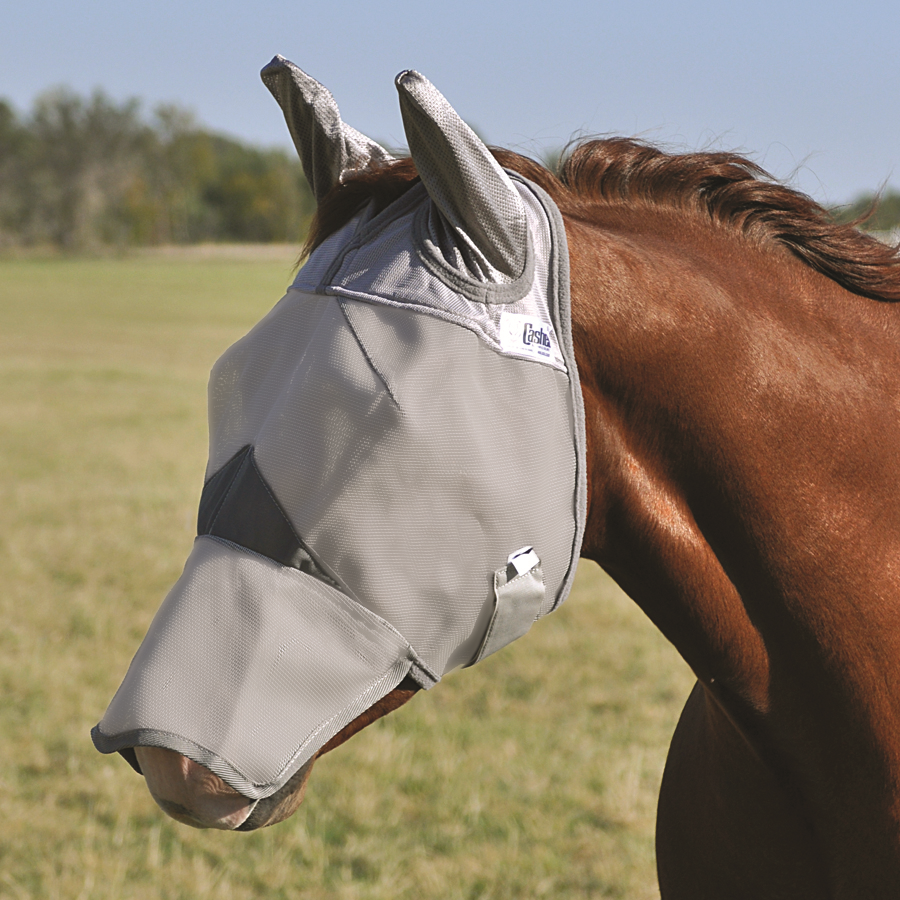 Cashel Crusader Standard Fly Mask with Ears and Long Nose