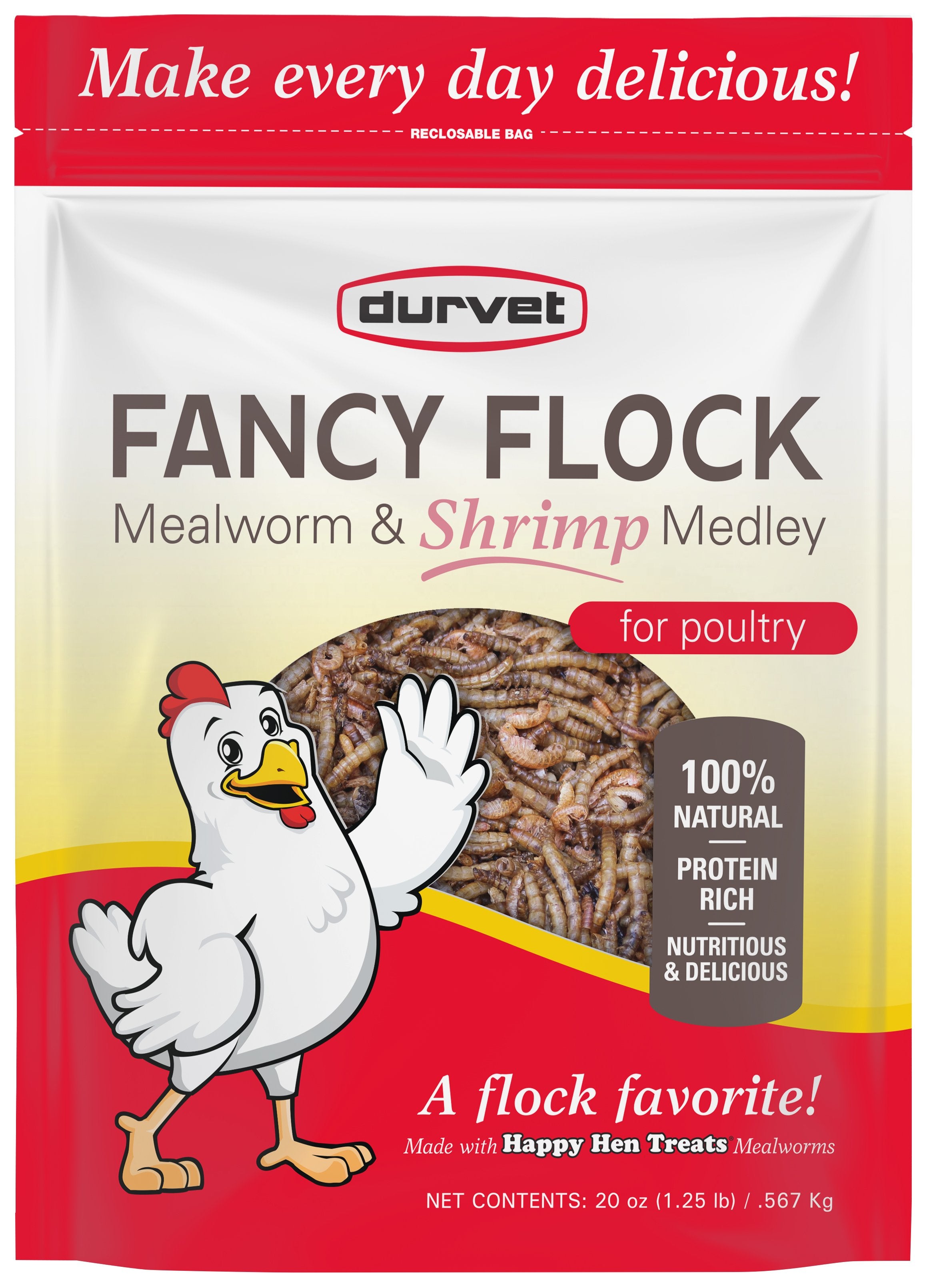 Load image into Gallery viewer, Durvet Fancy Flock Meal Worm Medley for Poultry