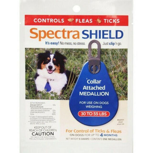 Spectra SHIELD Collar Attached Medallions - Animal Health Express