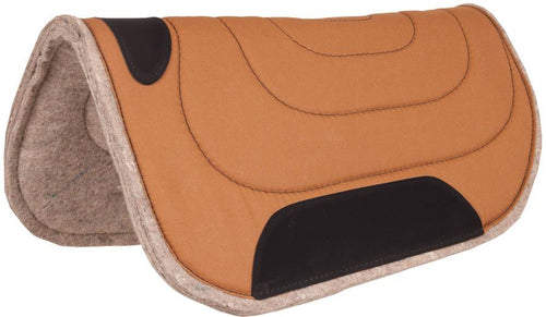 Mustang 30 x 30 Round Canvas Top Felt Pad - Animal Health Express