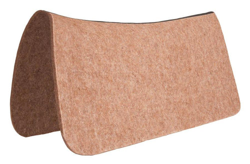 Mustang Tan Wool Contoured Protector Pad - Animal Health Express