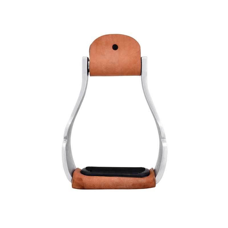 Load image into Gallery viewer, Partrade Aluminum Engraved Show Stirrup with Rubber Pad