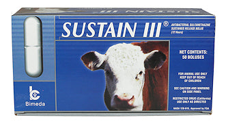 Sustain III Cattle Bolus - Animal Health Express