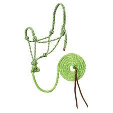 Weaver Leather Diamond Braid Reflective Rope Halter and Lead