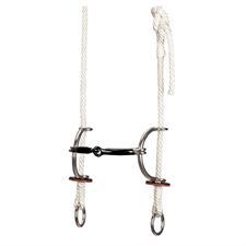Weaver Leather Gag Bridle with Smooth Sweet Iron Snaffle Sliding Bit
