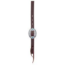 Weaver Leather Sliding Ear Headstall with Feather Buckle