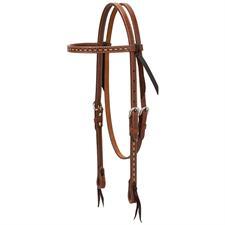Weaver Leather Natural Buckstitch Browband Headstall