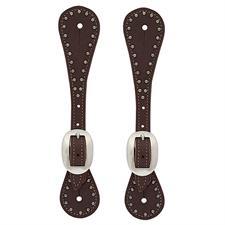 Weaver Leather Youth Spur Straps with Spots