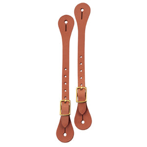 Hermann Oak Russet Harness Leather Spur Straps - Animal Health Express