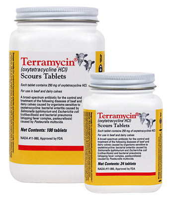 Terramycin Scours Tabs - Animal Health Express