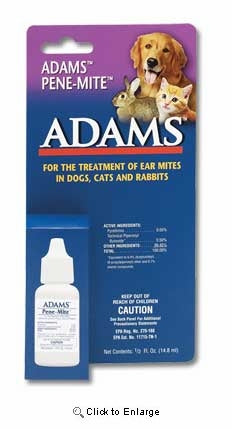 Adams Ear Mite Treatment - Animal Health Express