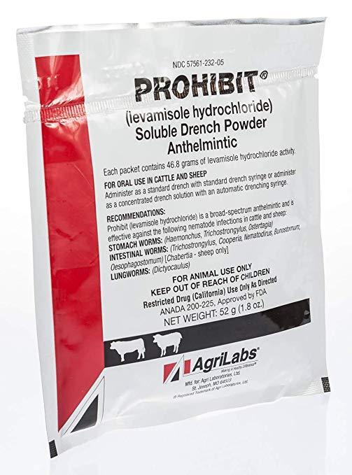 Prohibit Soultion Drench Powder - Animal Health Express
