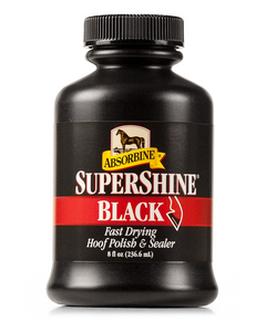 Absorbine Supershine Hoof Polish - Clear & Black - (8 oz) - Animal Health Express