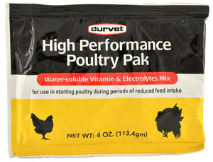Durvet's high performance Poultry Pak - Animal Health Express