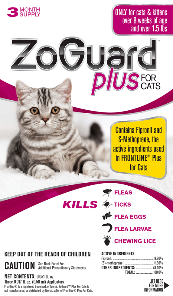 Load image into Gallery viewer, Promika ZoGuard Plus for Cats - Pet Flea &amp; Tick Control