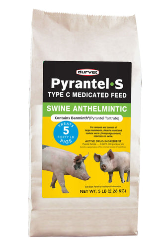 Durvet Pyrantel-S Type C Medicated Feed for Swine