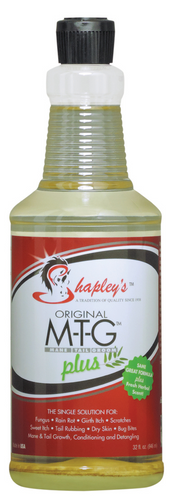 Shapley's M-T-G PLUS - Treatment For Rain Rot, Scratches, Itchy Skin, Dandruff - Herbal Scented - (32 oz) - Animal Health Express
