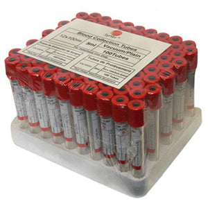 Neogen Disposable Blood Collection Tube Red Stopper