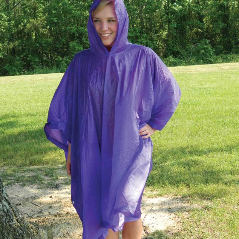 Load image into Gallery viewer, Partrade Rain Poncho with attached Hood