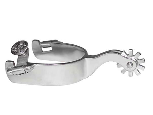 Brushed Stainless Steel Performer Spurs - Animal Health Express