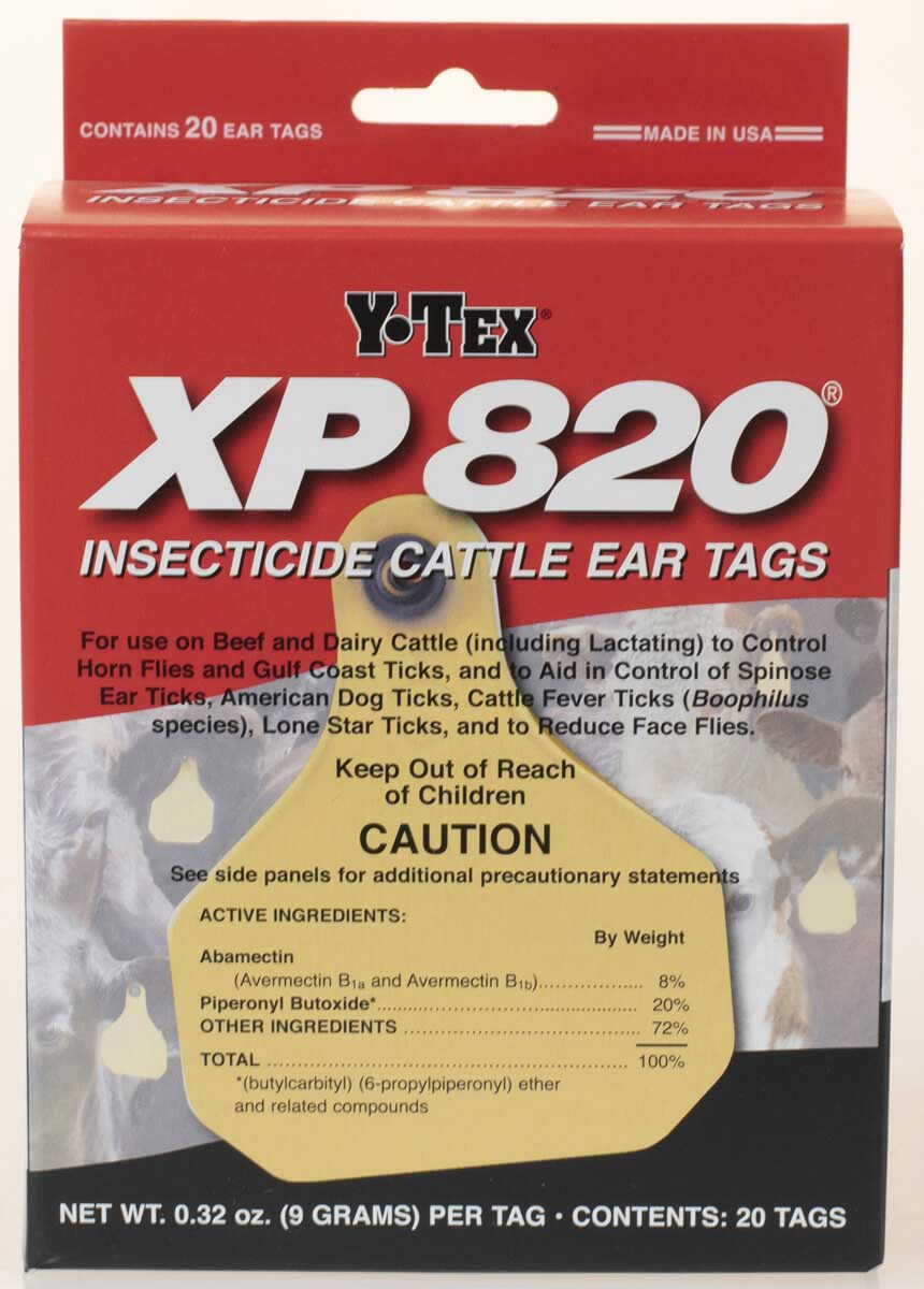 Y-Tex XP-820 Insecticide Cattle Ear Tags